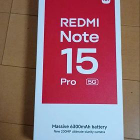 REDMI Note 15 Pro 5Gグレイシャーブルー 512GB［国内版］