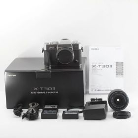 FUJIFILM X-T30 II XC15-45mm レンズキット ミラーレス一眼 シルバー Xマウント 動作確認済 富士フイルム #P00176