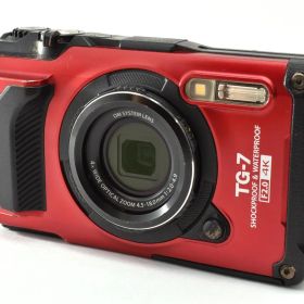 《ジャンク》 OM SYSTEM オリンパス Tough TG-7 レッド コンパクトデジタルカメラ #C260824-08