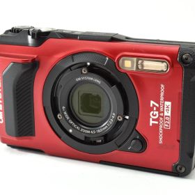 《ジャンク》 OM SYSTEM オリンパス Tough TG-7 レッド コンパクトデジタルカメラ #C260824-07