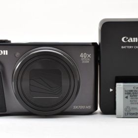 【返品保証】良品｜Canon キヤノン SX720 HS ブラック コンパクトデジタルカメラ #C260820-15