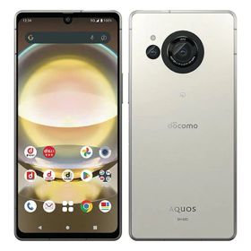 【中古】【安心保証】 AQUOS R8 SH-52D[256GB] docomo クリーム