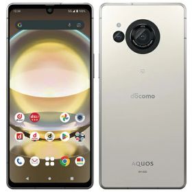 【未使用・本体のみ】 SIMフリー SH-52D SHARP AQUOS R8 クリーム 利用制限〇(白ロム) 送料無料