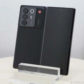 【中古】ワイモバイル nubia Fold 256GB ブラック ZESCN1 Y!mobile SIMフリー 【258-ud】