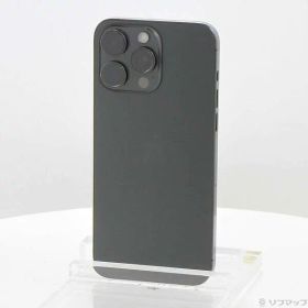 【中古】Apple(アップル) iPhone15 Pro Max 256GB ブラックチタニウム MU6P3J／A SIMフリー 【276-ud】