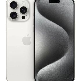 【中古】【安心保証】 iPhone15 Pro Max[256GB] SIMフリー ホワイトチタニウム