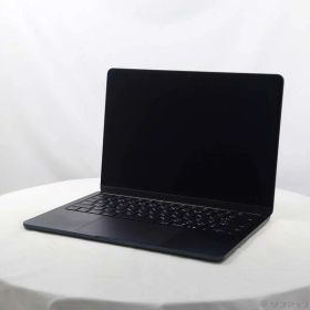 【中古】Apple(アップル) MacBook Air 13.6-inch Early-2025 MW123J／A Apple M4 10コアCPU_8コアGPU 16GB SSD256GB ミッドナイト 〔26.3 Tahoe〕 【349-ud】