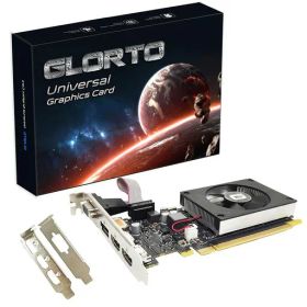 GeForce GT 730 グラフィックボード,4GB,DDR3,64ビット、PCI Express X8、DirectX12、2X HDMI、ロープロファイル、PC、SFF、およびHTPC用のエントリーレベルGPU、Windows