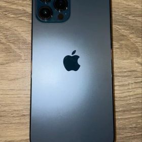 【simフリー】iPhone 12Promaxパシフィックブルー128GB