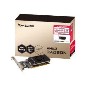 玄人志向 AMD Radeon RX 6400 搭載 グラフィックボード 4GB ロープロファイル 【国内正規品】 RD-RX6400-E4GB/LP★m