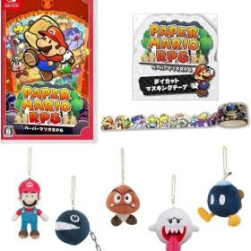 ペーパーマリオRPG -Switch +マリオ マスコット 5種セット おまけ付
