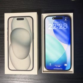 iPhone15 128GB ブラック バッテリー87% SIMフリー 初期化済