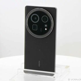 【中古】SHARP(シャープ) 〔展示品〕 AQUOS R9 pro 512GB ブラック SH-M30 SIMフリー 【377-ud】