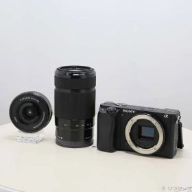 ソフマップ 〔中古品〕 α6400 ILCE-6400Y ダブルズームレンズキット ブラック【295】