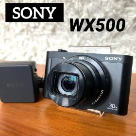 【SONY Cyber-shot DSC-WX500 コンデジ 黒 Wi-Fi