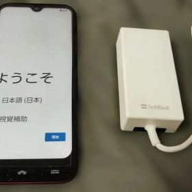 【付属品多数・美品】かんたんスマホ3（レッド）【SIMフリー 】ガイドブック付き