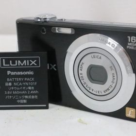 【返品保証】 パナソニック Panasonic LUMIX DMC-FH5 ブラック バッテリー付き コンパクトデジタルカメラ e18637