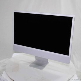 〔中古〕Apple(アップル) iMac 24-inch Mid-2021 MGPC3J／A Apple M1 8コアCPU_8コアGPU 8GB SSD256GB シルバー 〔macOS v26.6.2〕〔262-ud〕