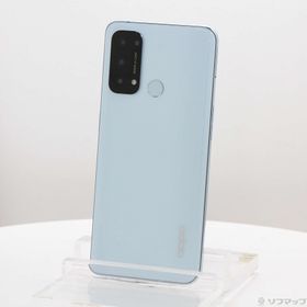 (中古)ワイモバイル OPPO Reno5 A 128GB アイスブルー A101OP Y!mobile SIMフリー(368-ud)