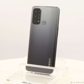 (中古)ワイモバイル OPPO Reno5 A 128GB シルバーブラック A101OP Y!mobile SIMフリー(368-ud)