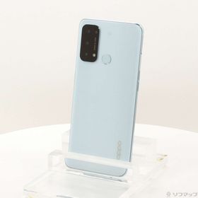 (中古)OPPO Reno5 A 128GB アイスブルー A103OP Y!mobile SIMフリー(295-ud)