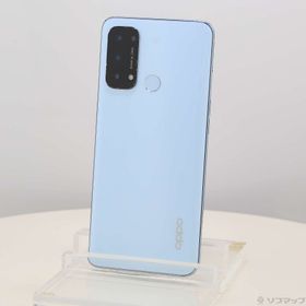 (中古)ワイモバイル OPPO Reno5 A 128GB アイスブルー A101OP Y!mobile SIMフリー(262-ud)