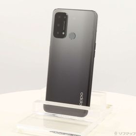 (中古)ワイモバイル OPPO Reno5 A 128GB シルバーブラック A101OP Y!mobile SIMフリー(377-ud)