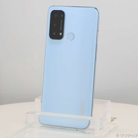 (中古)ワイモバイル Reno5 A 128GB アイスブルー A103OP Y!mobile SIMフリー(377-ud)