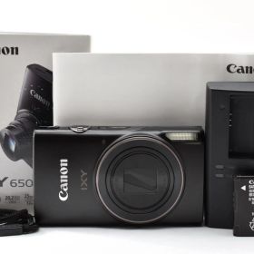 【返品保証】美品｜Canon キヤノン IXY 650 ブラック コンパクトデジタルカメラ #C260823-04