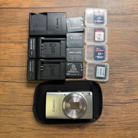 Canon IXY 650 シルバー バッテリー4個 充電器3個 SDカード3枚
