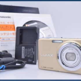 【美品・動作保証】 パナソニック Panasonic LUMIX DMC-FX77 5x 元箱、バッテリー、充電器付属 同梱無料 #my1564