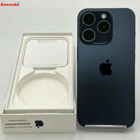【中古】iPhone15 Pro 128GB ブルーチタニウム MTUA3J/A docomo版SIMフリー