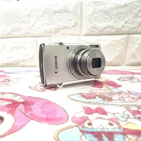 904【Canon IXY180】 シルバー 【デジカメ】【動作未確認品】