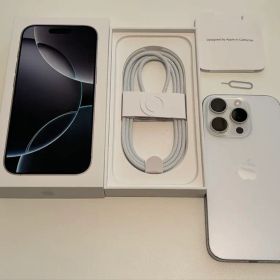 Apple iPhone 16 Pro ホワイトチタニウム 本体