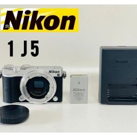 【ショット数2344回/美品】Nikon 1 J5 ボディ シルバー ニコン