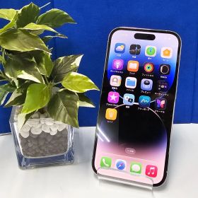 E2185 【バッテリー新品】iPhone14Pro Silver 512GB SIMフリー ガラスコーティング施工済み