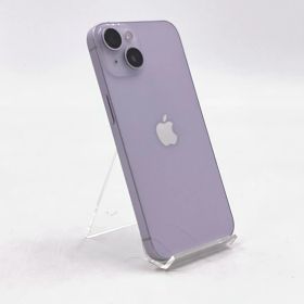 【最速発送】 iPhone 14 128GB パープル SIMフリー 白ロム【難有】 82%