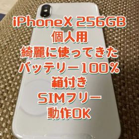 iPhone X Silver 256 GB SIMフリー