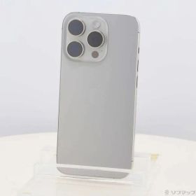 ソフマップ 〔中古品〕 iPhone15 Pro 256GB ナチュラルチタニウム MTUF3J／A SIMフリー【377】