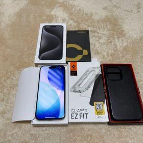 【極美品】早い者勝ち‼︎ iPhone15Pro 128GB ブラックチタニウム