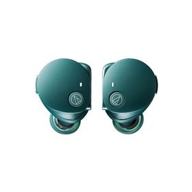 オーディオテクニカ ワイヤレス イヤホン ノイズキャンセリング IP55 最大25時間 USB-C ATH-CKS50TW2 GR グリーン系