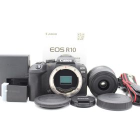 ショット数12000以下！■美品■ CANON ミラーレスカメラ EOS R10 RF-S 18-45mmレンズキット ♯14510