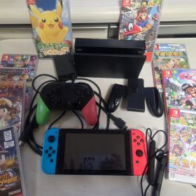 Nintendo Switch 本体(箱無し) プロコン ソフト8本 SDセット