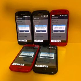らくらくスマートフォン F-42A 本体 5台セット