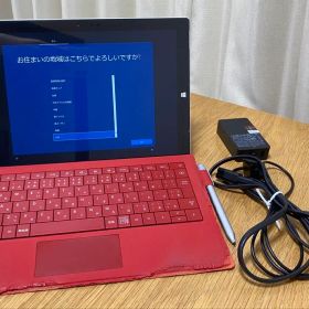 Surface Pro 3 i7 8GB 256GB 赤キーボード ペン付き