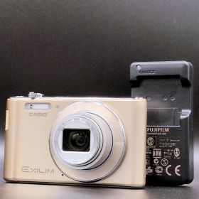 動作品 カシオ EXILIM EX-ZS190 デジカメ ゴールド 充電器付