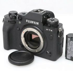 【中古】【並品】富士フイルム FUJIFILM X-T4 ボディ [ブラック] CA01-D208-2Q2A 富士フイルム FUJIFILM Xマウント ミラーレス APS-C 手ブレ補正 4K対応
