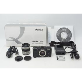 美品 PENTAX ペンタックス Q10 ズームレンズキット [標準ズーム 02 STANDARD ZOOM] ミラーレス一眼カメラ ブラック 260818af