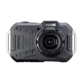 リコー PENTAX防水防塵デジタルカメラWG-1000グレー SDカード16GBセット WG1000GRY SD16GBset 1セット（直送品）