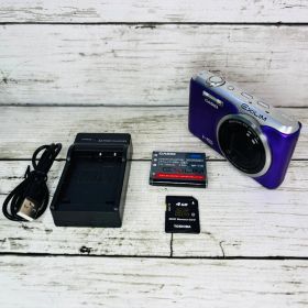 【動作良好】CASIO デジタルカメラ EXILIM EX-ZR20 パープル